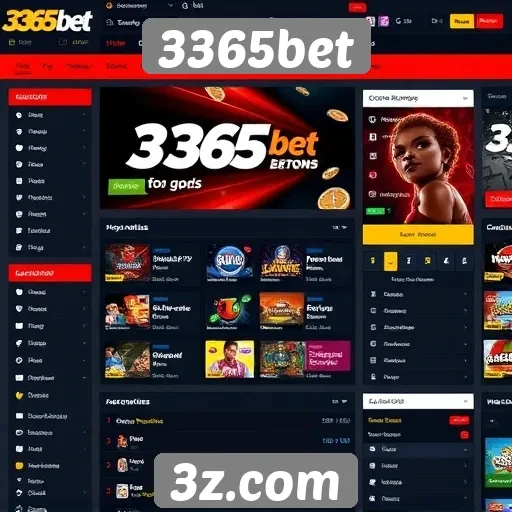 Avaliação da interface do site 3365bet